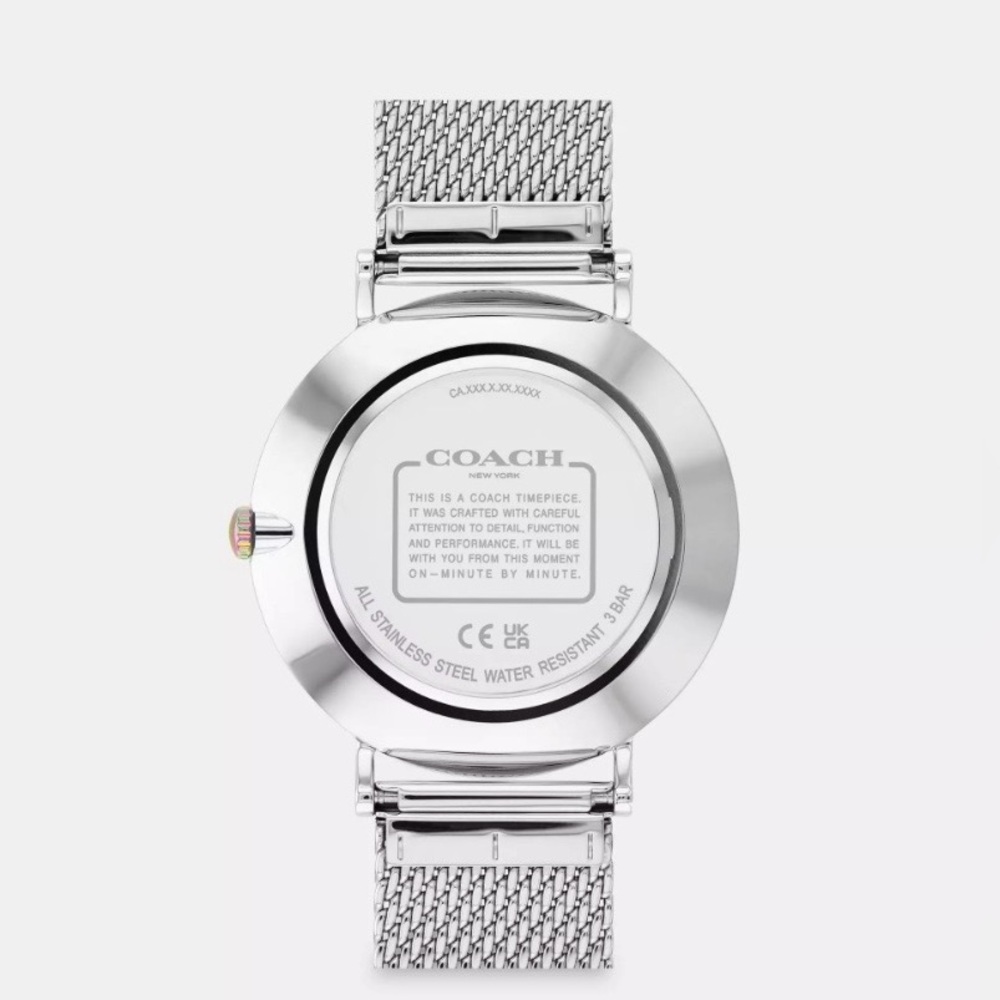 Men's Charles Stainless Steel Mesh Bracelet Watch 41mm 14602590 - Picture 6 of 13